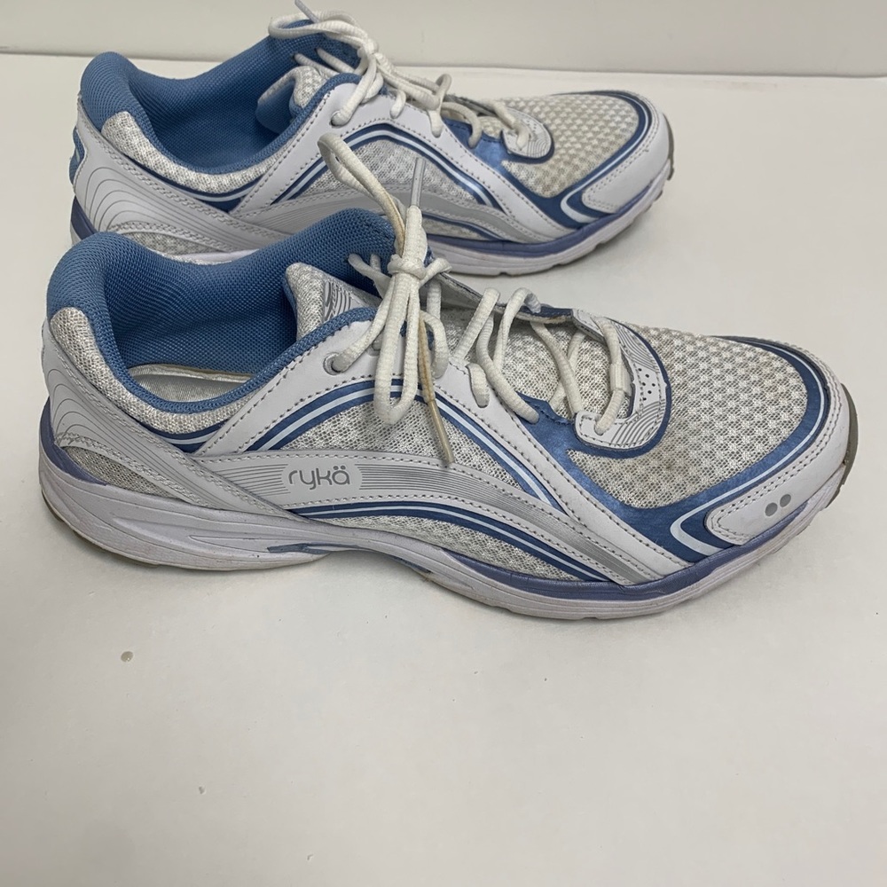 Ryka Womens Sky Walk Blue Walking Shoes Size 9.5 GUC Runs Small - Picture 7 of 10